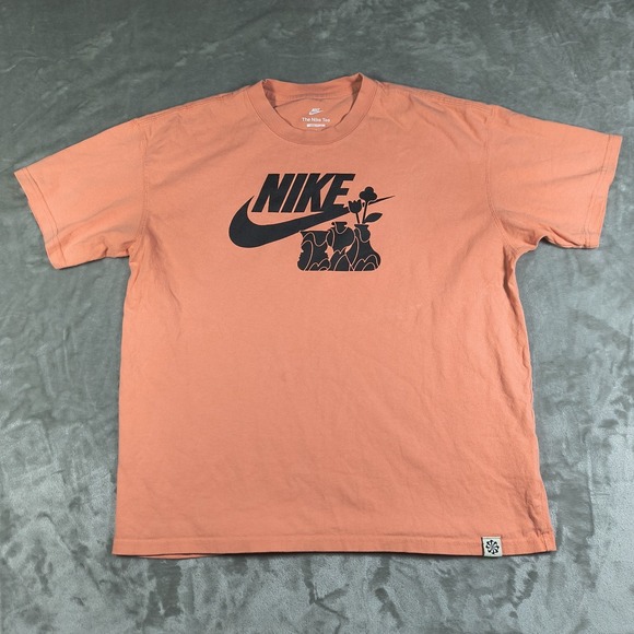 Nike Other - Nike Sportswear‎ Shirt Mens Large Peach Loose Fit M2Z HBR Swoosh